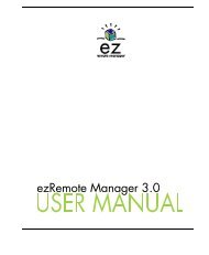 Installing ezRemote Manager