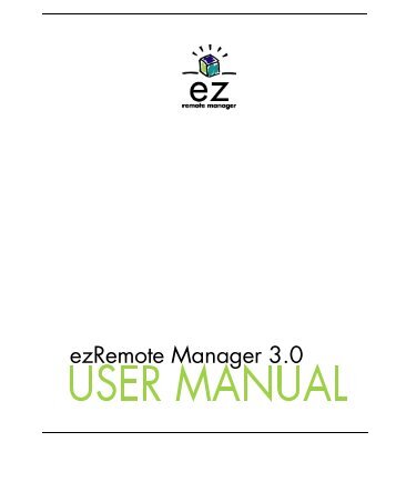 Installing ezRemote Manager