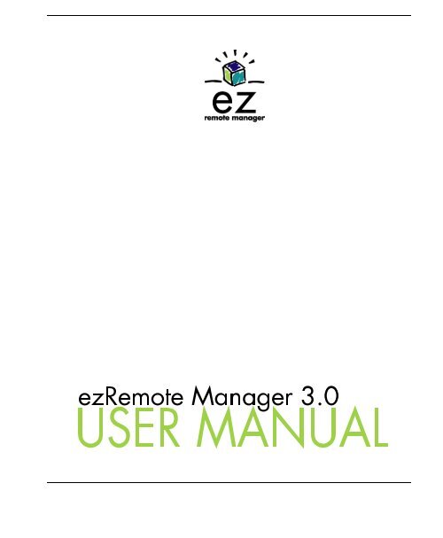 Installing ezRemote Manager