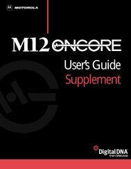 M12 Oncore Users Guide Supplement - deetc - isel