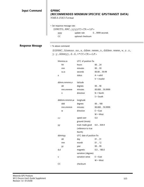 M12 Oncore Users Guide Supplement - deetc - isel