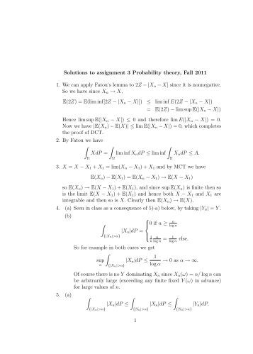 Probability theory homework