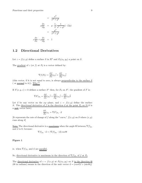 1.2 Directional Derivatives