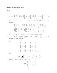 Answers to Exercise Set IV.2. Drills 1. (a) A∗ =   1−2i 4−5i 7−8i 2 ...