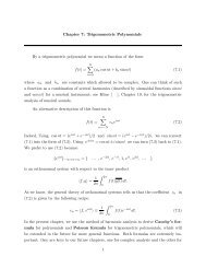 Chapter 7: Trigonometric Polynomials By a trigonometric polynomial ...