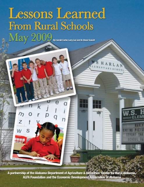 Lessons Learned from Rural Schools - Alabama Department of ...