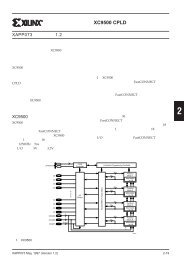 XC9500 CPLD による設計 - Xilinx