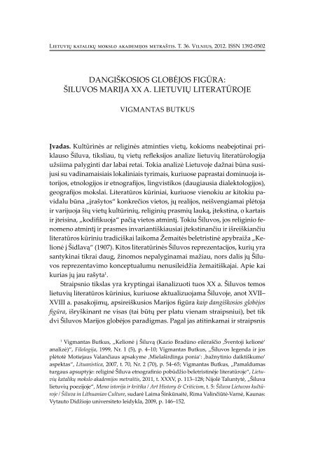 Atsisiųsti visą tomą kaip pdf - Lietuvių katalikų mokslo akademija