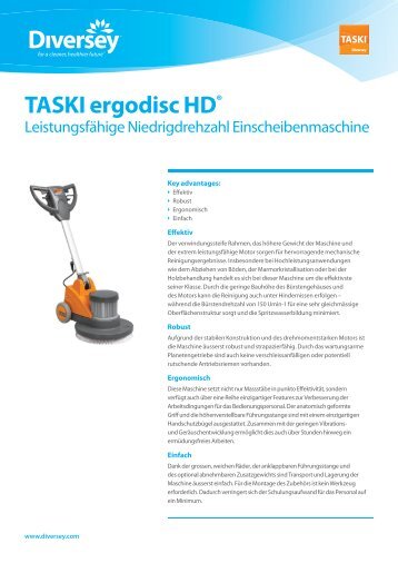 TASKI ergodisc HD de-DE_v4.indd