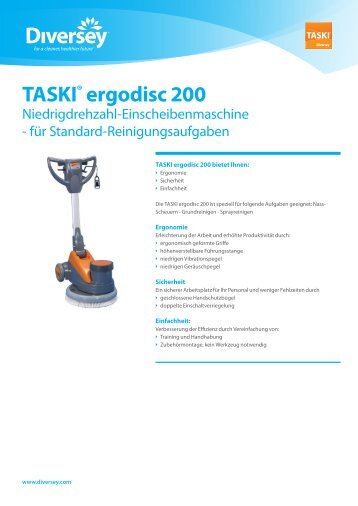 TASKI® ergodisc 200