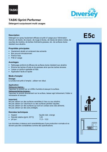 E5c TASKI Sprint Performer