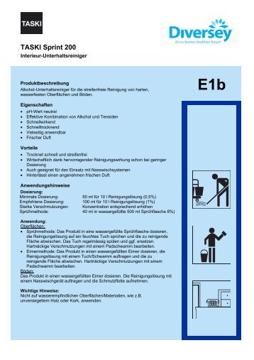 E1b TASKI Sprint 200