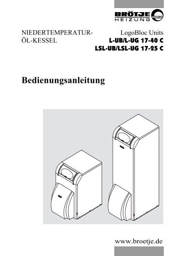 Bedienungsanleitung LogoBloc - Brötje