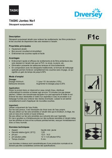 F1c TASKI Jontec No1