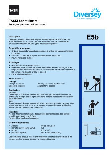 E5b TASKI Sprint Emerel