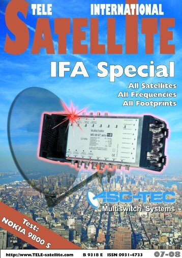 TELE INTERNATIONAL - TELE-satellite International Magazine