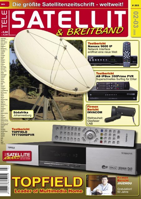 topfield - TELE-satellite International Magazine
