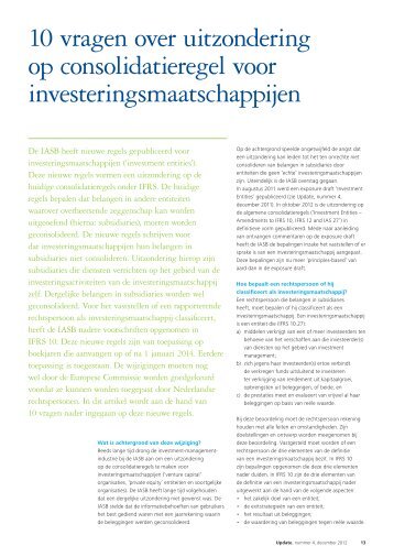 10 vragen over uitzondering op consolidatieregel ... - Deloitte - Deloitte