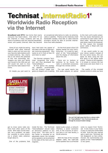 Small&Solid - TELE-satellite International Magazine