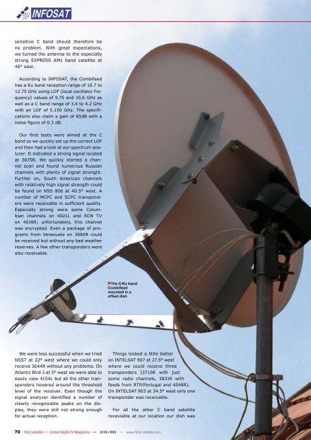 TELEsatelit - TELE-satellite International Magazine