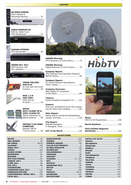 TELE-satellite International Magazine