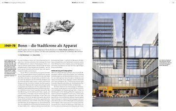 Bonn – die Stadtkrone als Apparat - Bauwelt