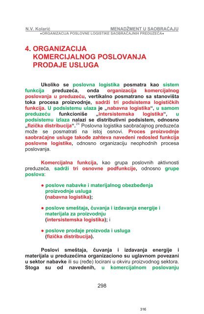 knjiga-mendžment u saobraćaju - Visoka turistička škola