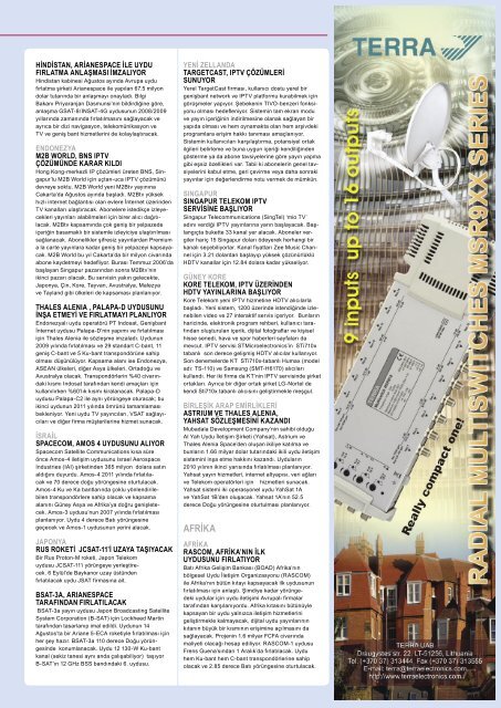 Uzman Görüşü + - TELE-satellite International Magazine