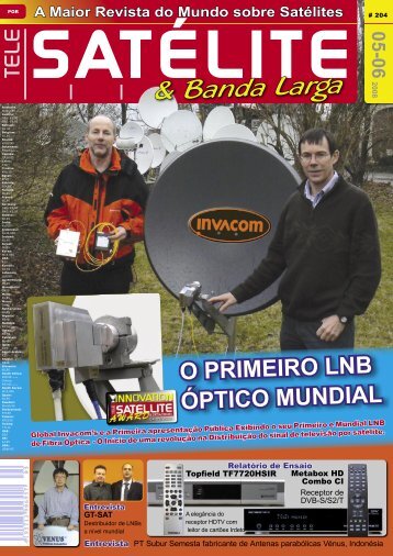 Especialista no Assunto + - TELE-satellite International Magazine