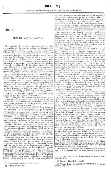 Bepalingen ter bevordering van [1«3. 3.] MEMORIE VAN ...