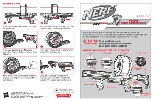 Nerf Raider Rapid Fire CS 35 - Funskool