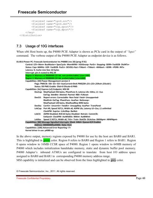 P4080 PCIe Adapter SDK User Guide Production Release