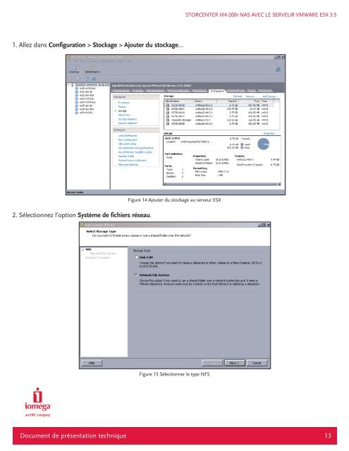 UTILISATION DU SERVEUR IOMEGA STORCENTER PRO ix4-200r ...