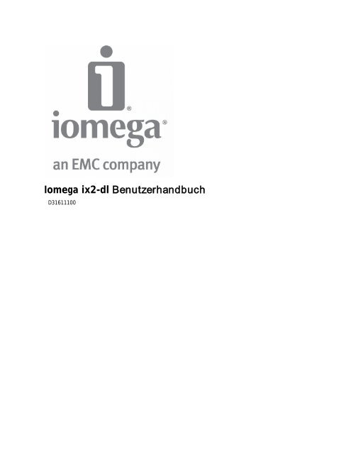 Iomega ix2-dl Benutzerhandbuch