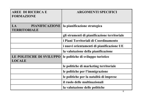 LABORATORIO DI ECONOMIA LOCALE •E ... - Centri di Ricerca