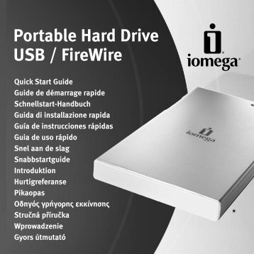 Portable Hard Drive USB / FireWire - Iomega
