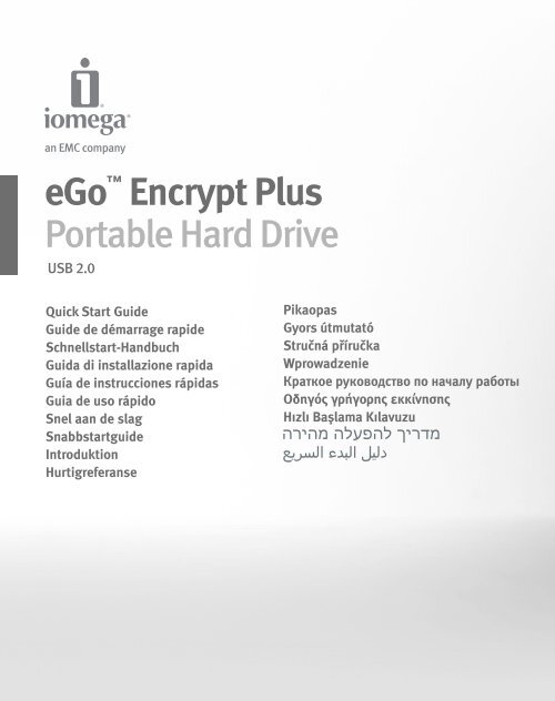 eGo™ Encrypt Plus Portable Hard Drive Iomega