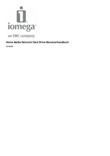 Home Media Network Hard Drive - Iomega