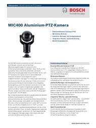 MIC400 Aluminium-PTZ-Kamera