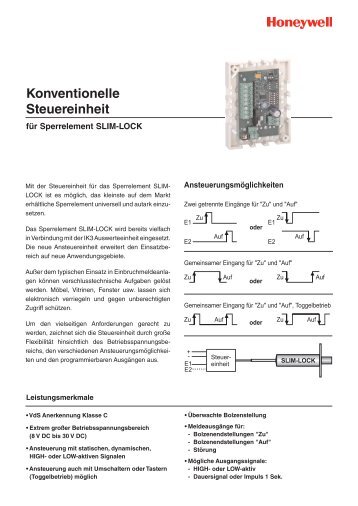 Konventionelle Steuereinheit