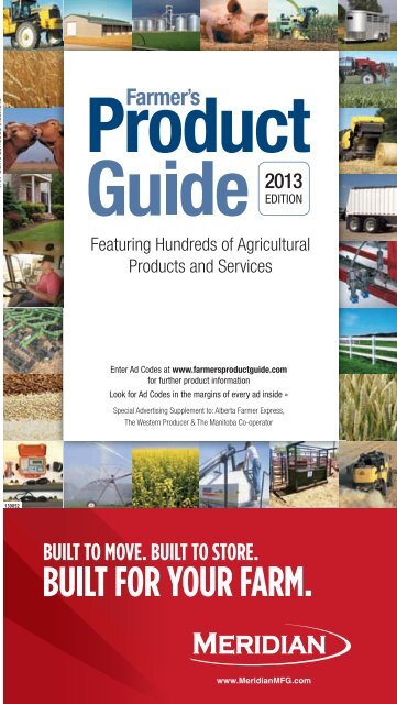Featuring Hundreds of Agricultural Products and Services AD SPACE