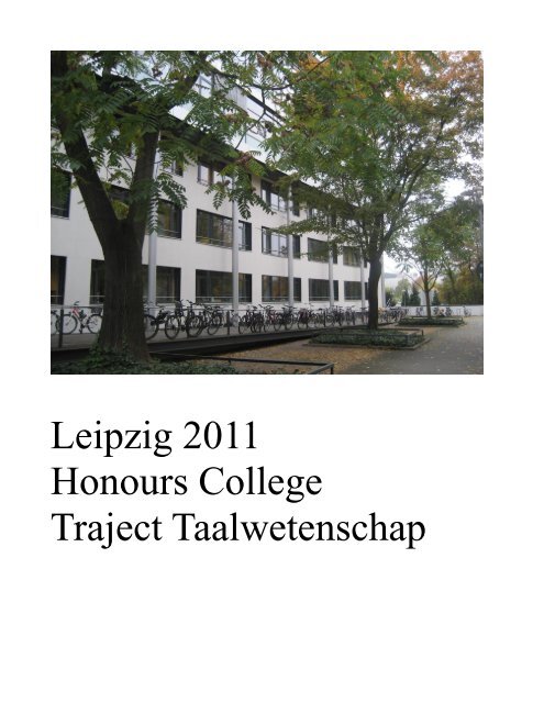 Verslag excursie Leipzig