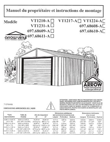 Notice de montage ID239 - France Abris