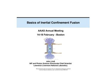 Basics of Inertial Confinement Fusion