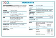 CQ DL - Mediadaten 2013 - DARC Verlag GmbH