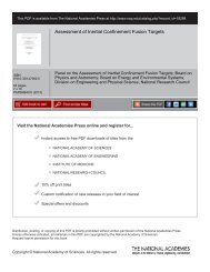 Assessment of Inertial Confinement Fusion Targets - The FIRE Place