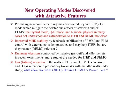 FPA 2010 - Plasma Science and Fusion Center - MIT