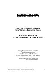 BURNING PLASMA - The FIRE Place - Princeton Plasma Physics ...