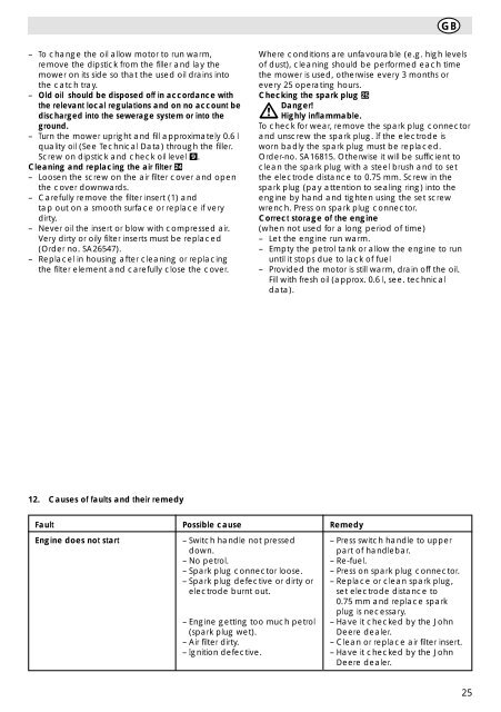 W2. - Operator's Manual - John Deere