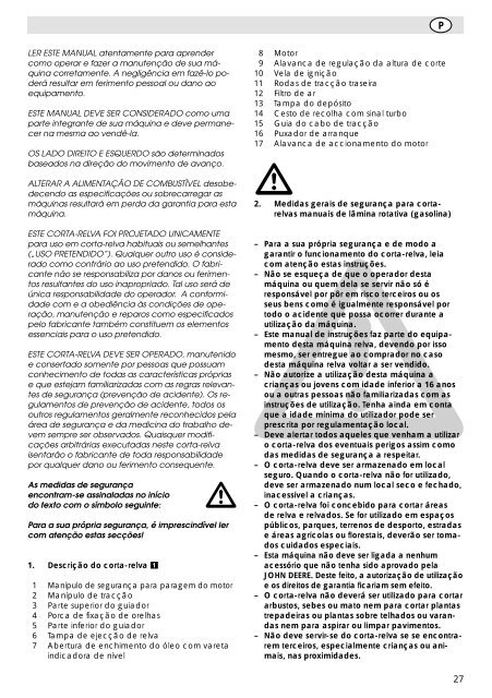 W2. - Operator's Manual - John Deere